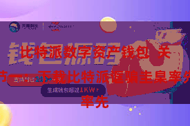 比特派数字资产钱包  关节一：下载比特派诓骗圭臬率先