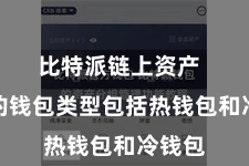 比特派链上资产  常见的钱包类型包括热钱包和冷钱包