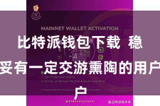 比特派钱包下载  稳妥有一定交游熏陶的用户