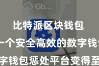 比特派区块钱包  弃取一个安全高效的数字钱包惩处平台变得至关遑急